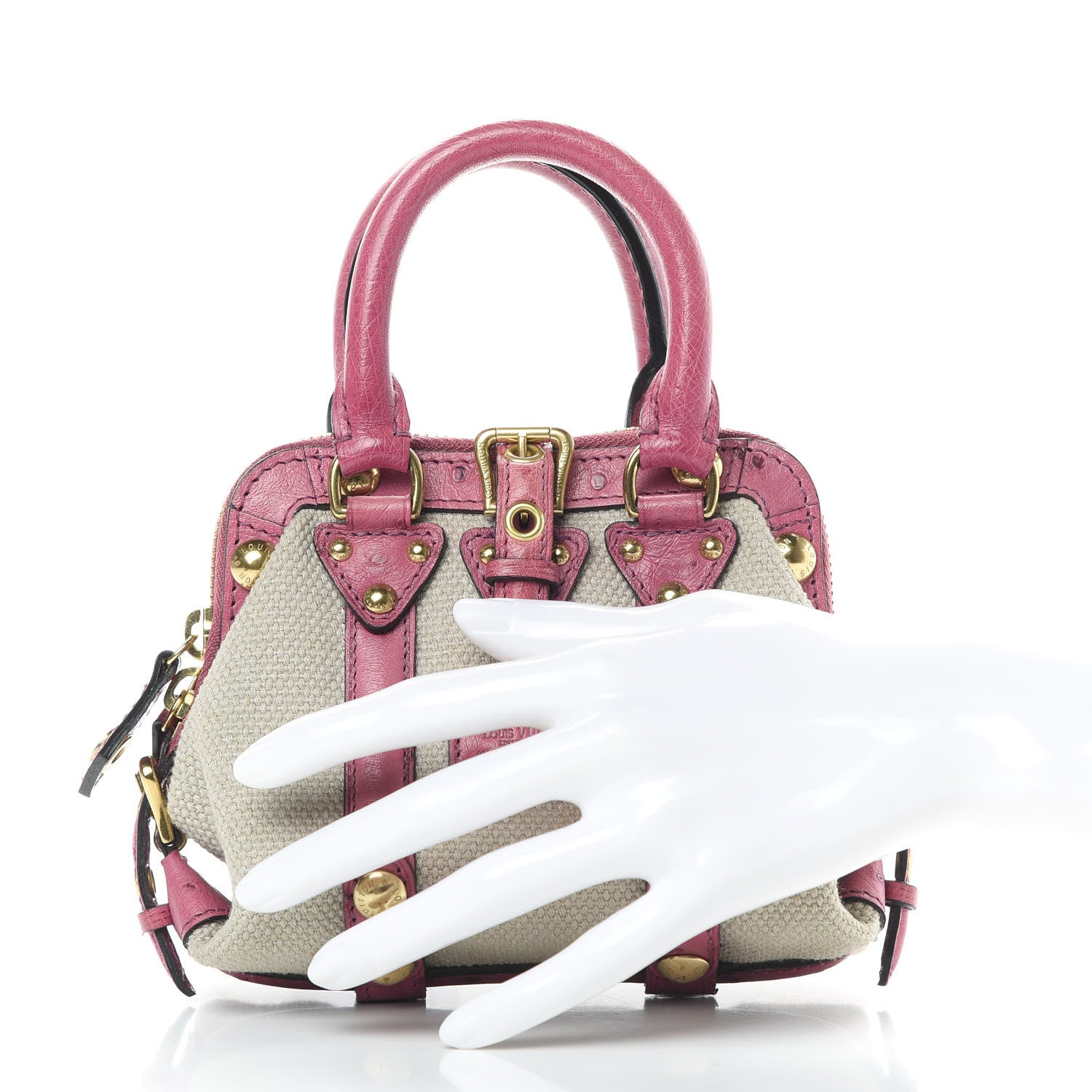 Louis Vuitton Toile Ostrich Trianon Sac de Nuit PM Lilac 2 of 7