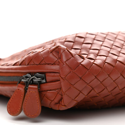 Bottega Veneta Nappa Intrecciato Nodini Crossbody Messenger Terracota 10 of 11