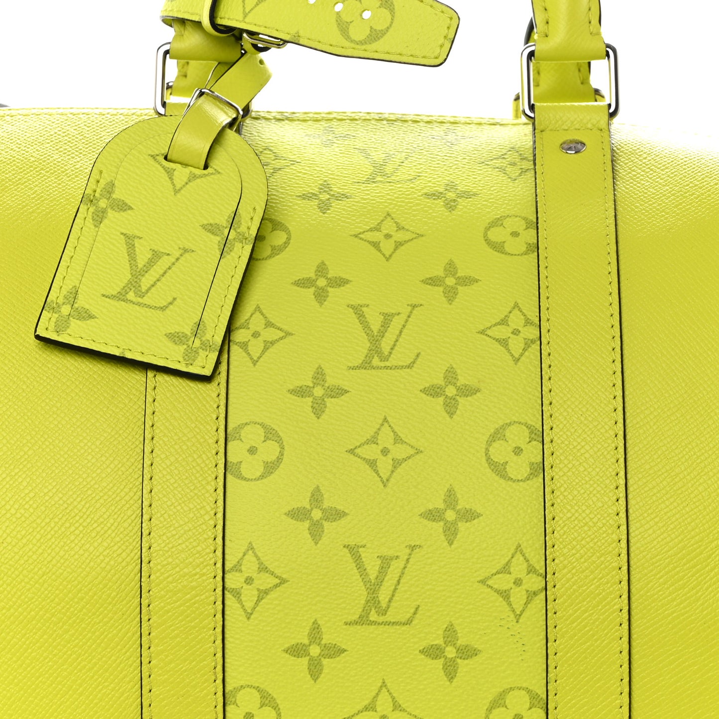 Monogram Taiga Keepall Bandouliere 50 Yellow