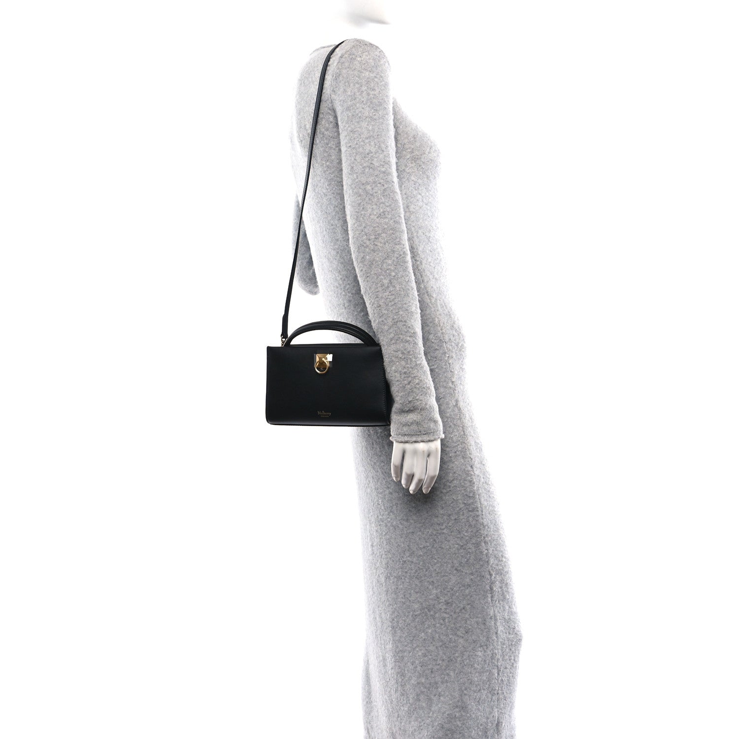 Mulberry Smooth Calfskin Micro Iris Tote Black 2 of 12