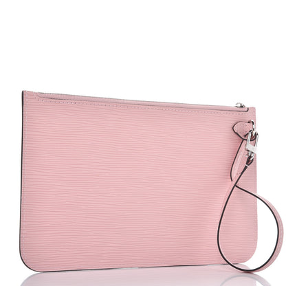 Louis Vuitton Epi Neverfull Pochette MM GM Rose Ballerine 3 of 7