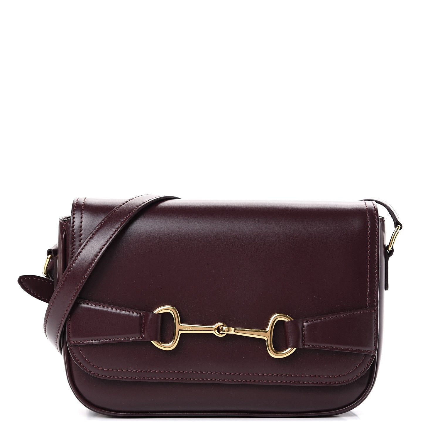Celine Satinated Calfskin Medium Crecy Bag Burgundy 1 of 10