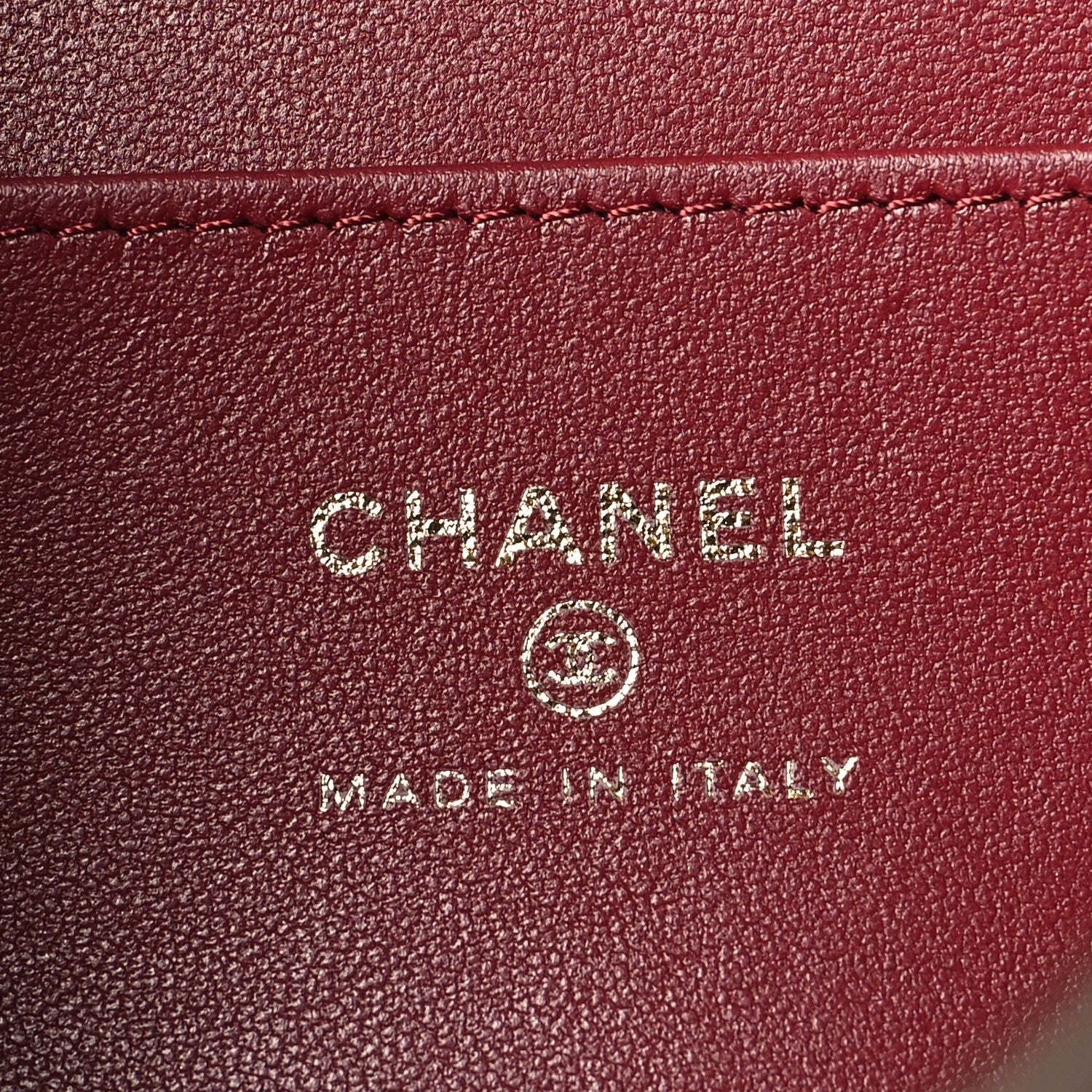 Chanel Grained Goatskin Envelope Clutch With Chain Light Brown 6 of 10