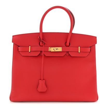 Hermes Epsom Birkin 35 Rouge Casaque 1 of 12