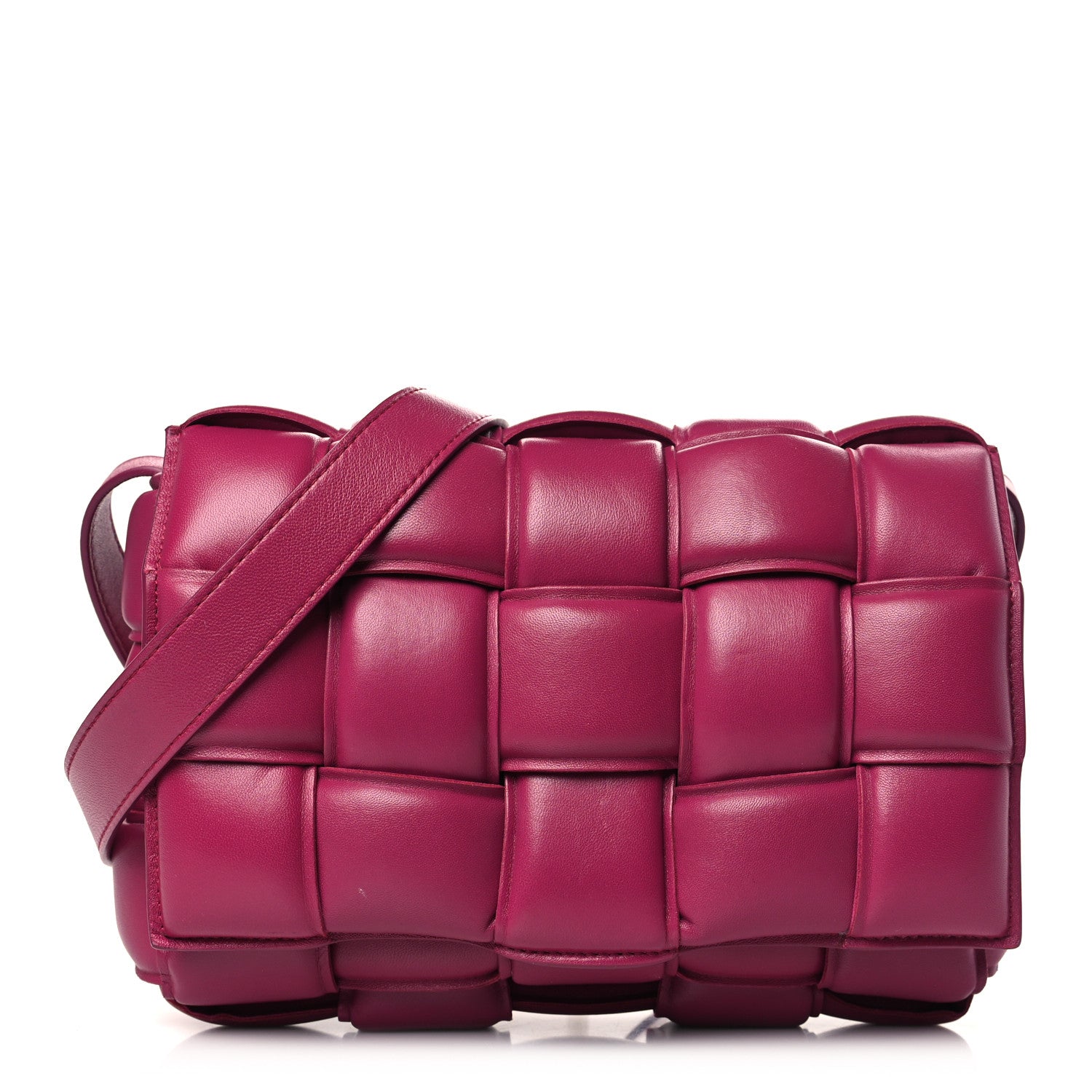 Bottega Veneta Nappa Maxi Intreccio Padded Cassette Crossbody Bag Cinnabar 1 of 9