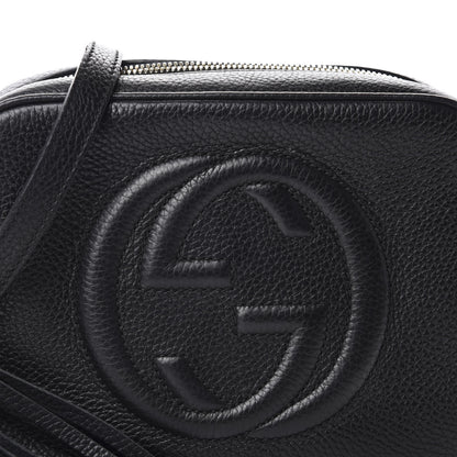 Gucci Pebbled Calfskin Small Soho Disco Bag Black 7 of 8