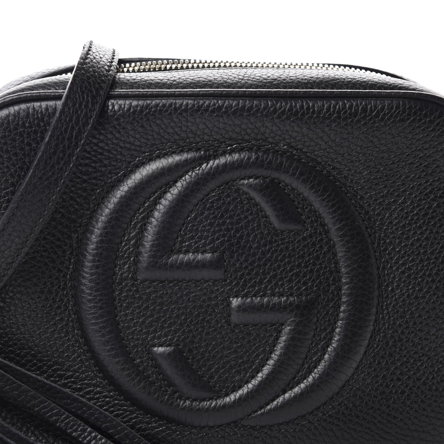 Gucci Pebbled Calfskin Small Soho Disco Bag Black 10 of 12