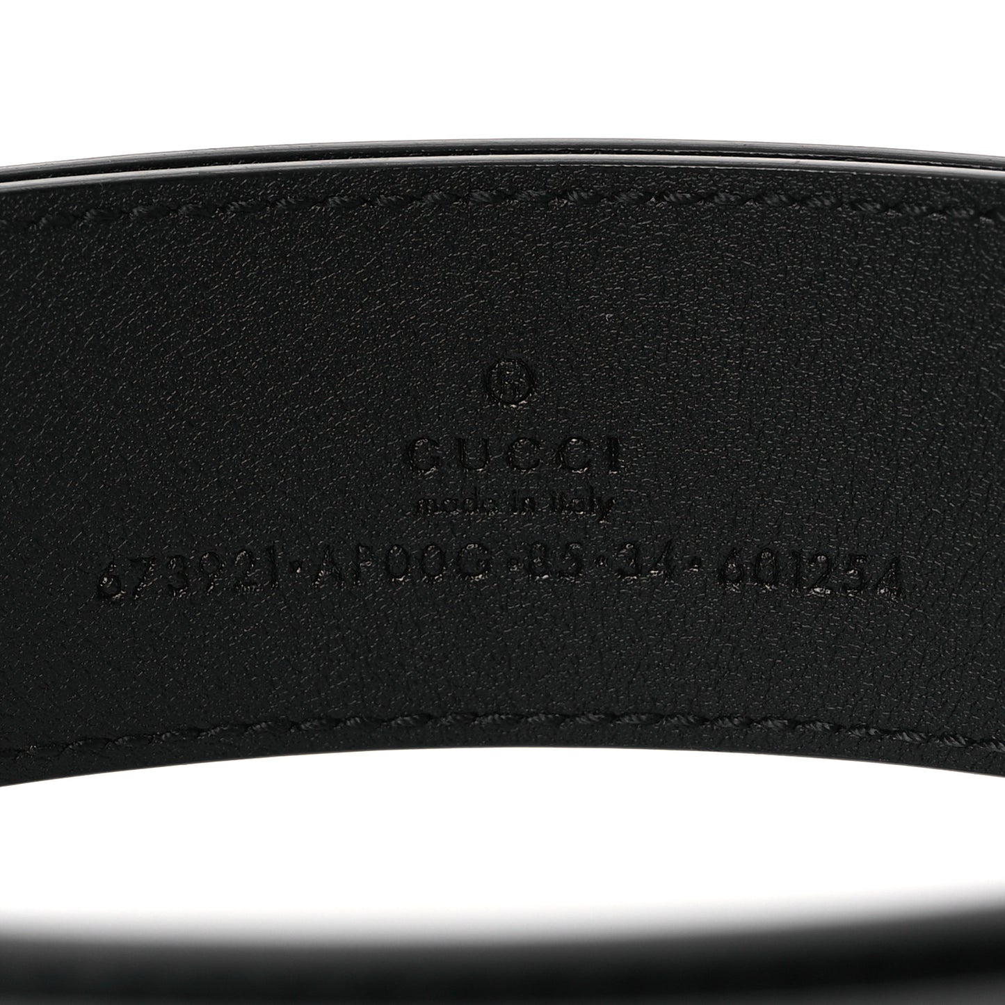 Calfskin Interlocking G 35mm Belt 85 34 Black