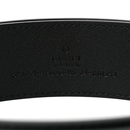 Gucci Calfskin Interlocking G 35mm Belt 85 34 Black 5 of 5