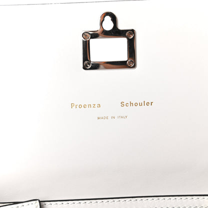 Proenza Schouler Calfskin Lambskin Studded Small Lunch Bag White 8 of 12