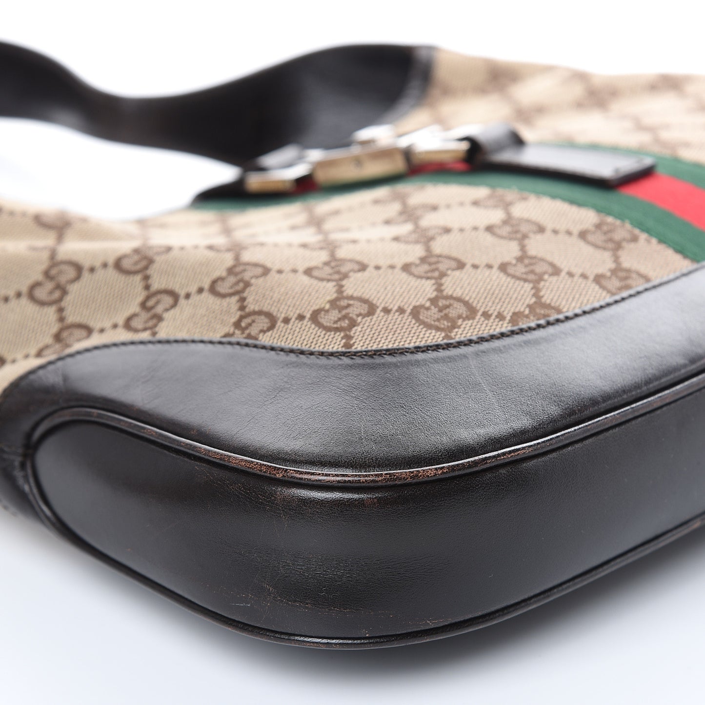 Monogram Web Jackie O Hobo Dark Brown