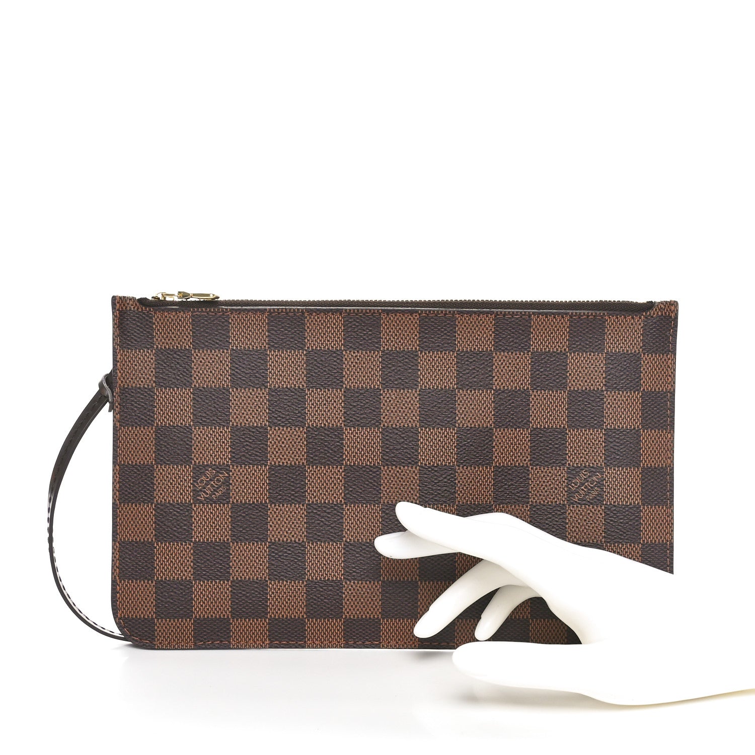 Louis Vuitton Damier Ebene Neverfull MM GM Pochette 2 of 8