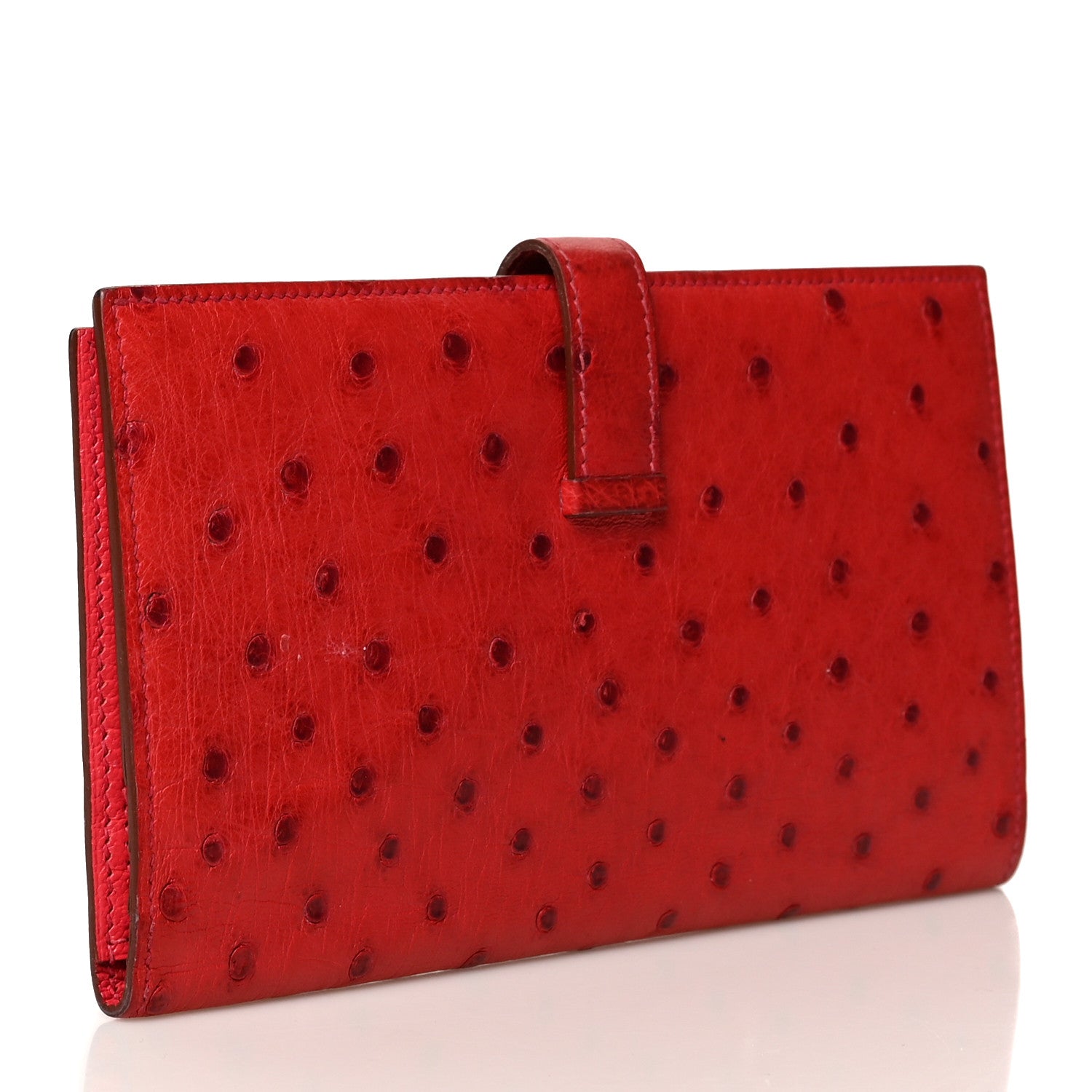 Hermes Ostrich Bearn Wallet 3 of 9
