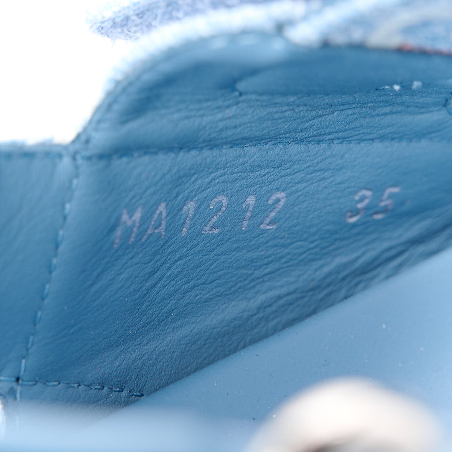 Louis Vuitton Monogram Denim Paseo Flat Comfort Sandals 35 Light Blue 8 of 8