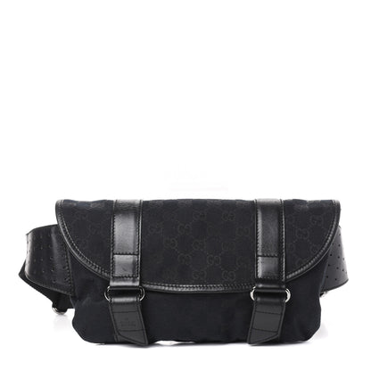 Gucci Monogram Waist Belt Bag Black 1 of 10