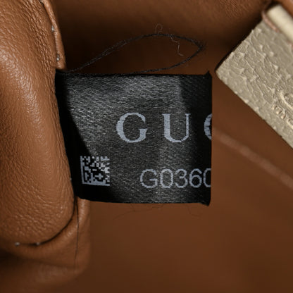 Gucci GG Supreme Monogram Strawberry Cherry Small Padlock Shoulder Bag Mystic White 8 of 11