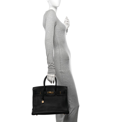 Hermes Togo Birkin 35 Black 2 of 13