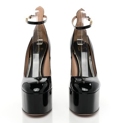 Valentino Garavani Patent Tan-Go 55/155mm Platform Pumps 40 Black 2 of 10