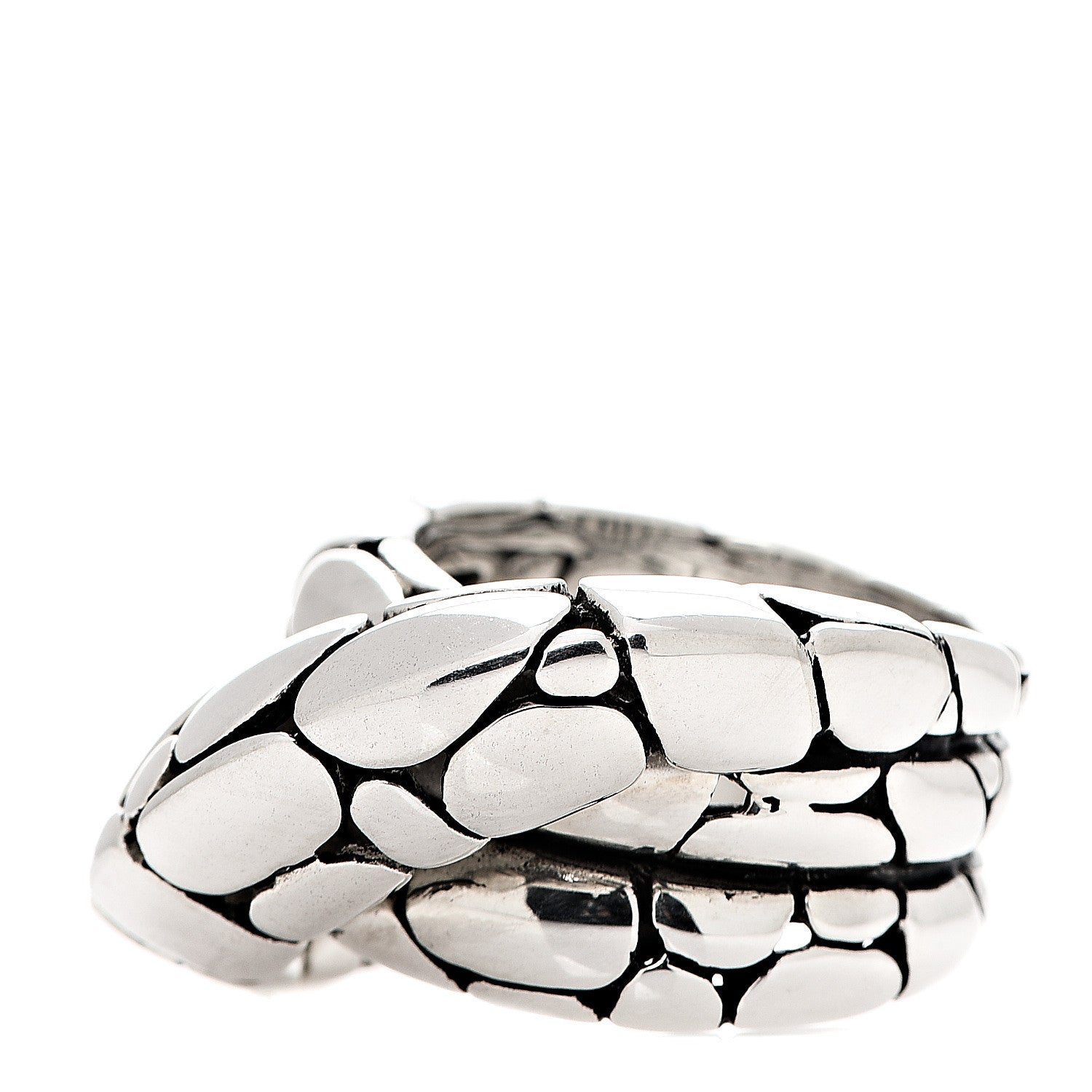 John Hardy Sterling Silver Kali Twist Ring 55 7.25 3 of 5