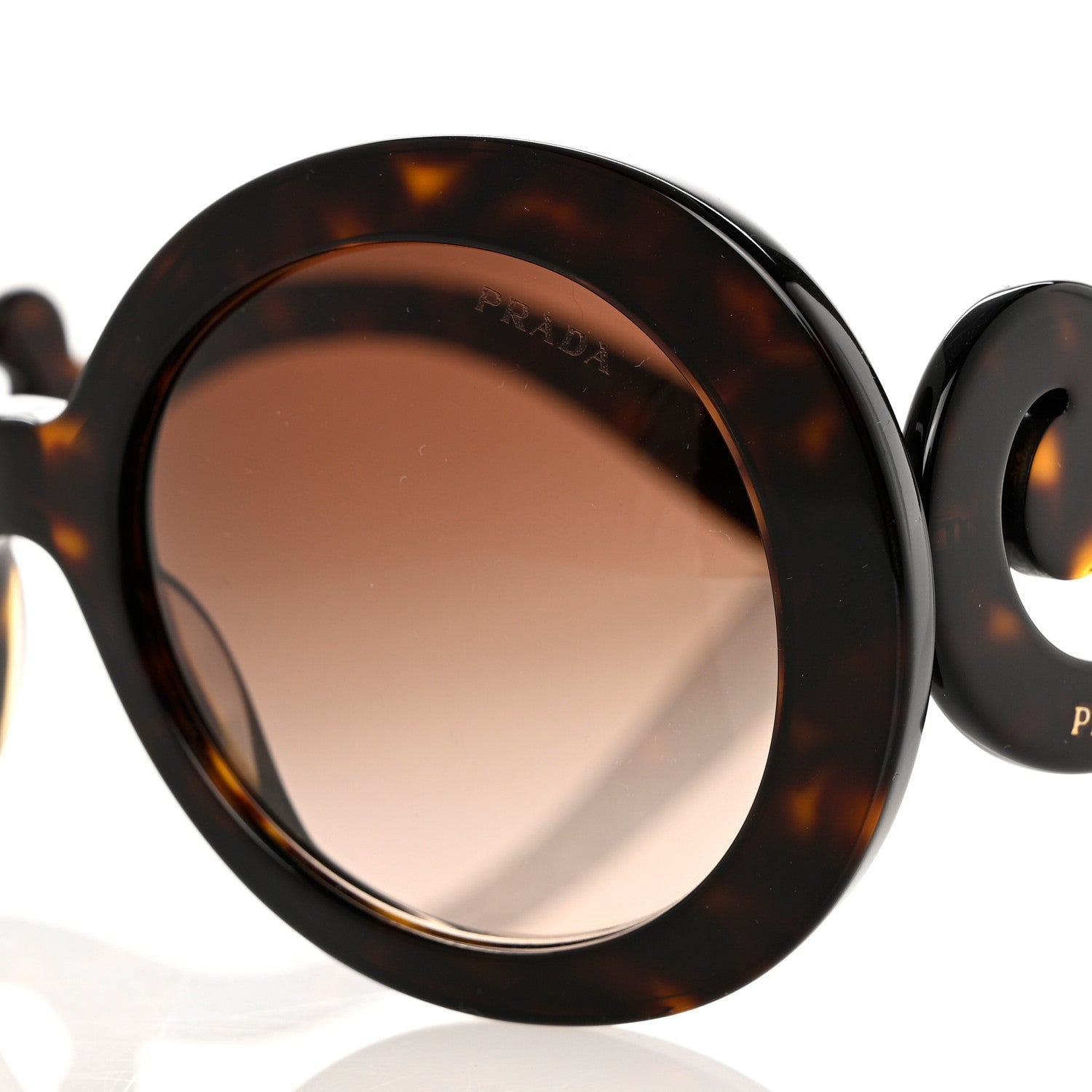 Prada Baroque Sunglasses SPR 27N Tortoise 7 of 8