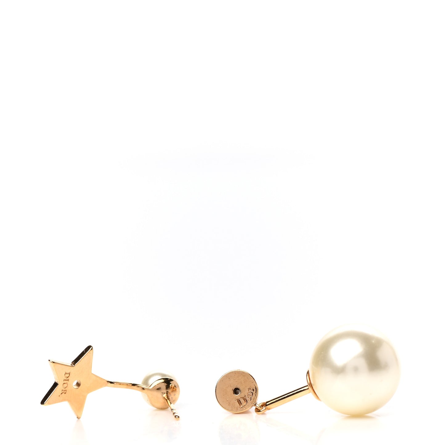 Pearl Strass My ABCDior Tribale Star Earring Aged Gold