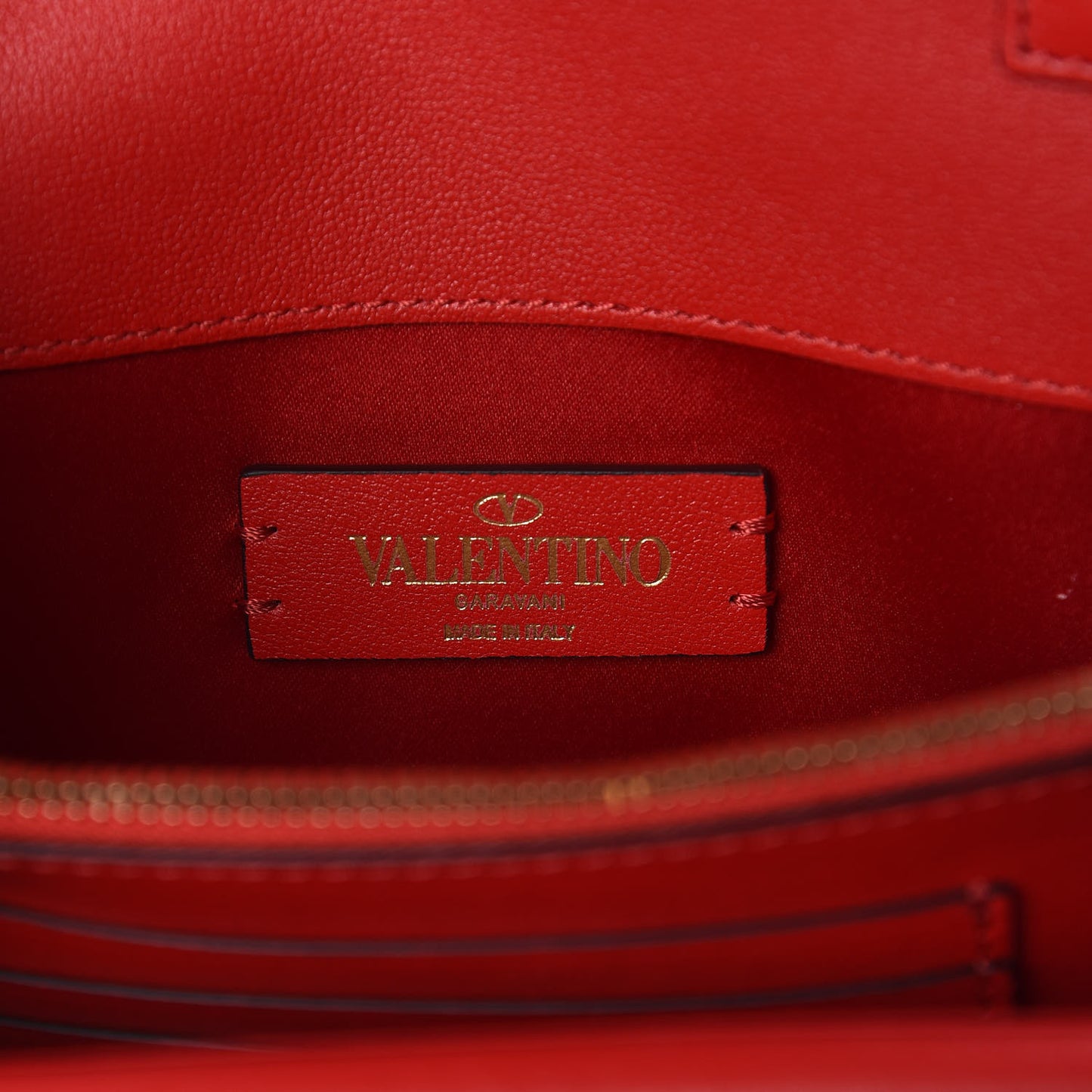 Smooth Calfskin Mini Vring Crossbody Bag Rouge Pur