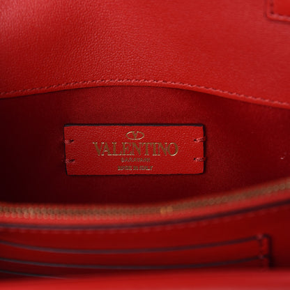 Valentino Garavani Smooth Calfskin Mini Vring Crossbody Bag Rouge Pur 6 of 8