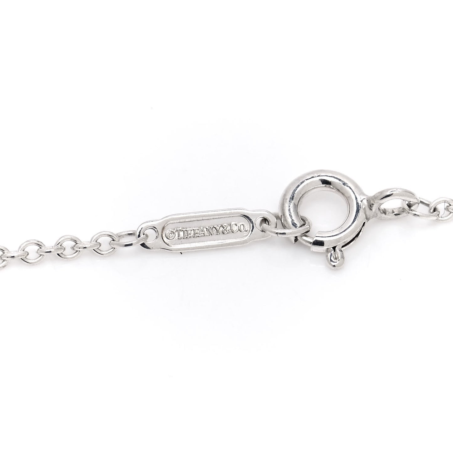 Sterling Silver T Two Single Chain Bracelet