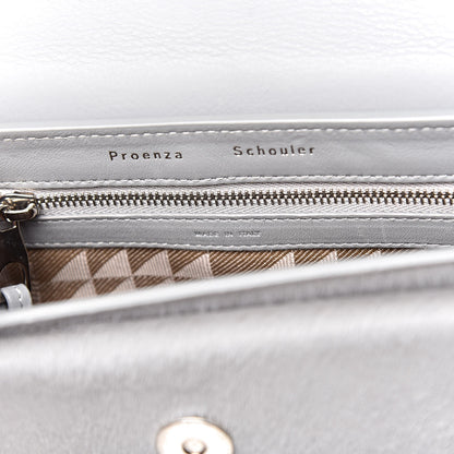 Proenza Schouler Calf Hair Mini PS11 Classic Shoulder Bag Grey 7 of 13