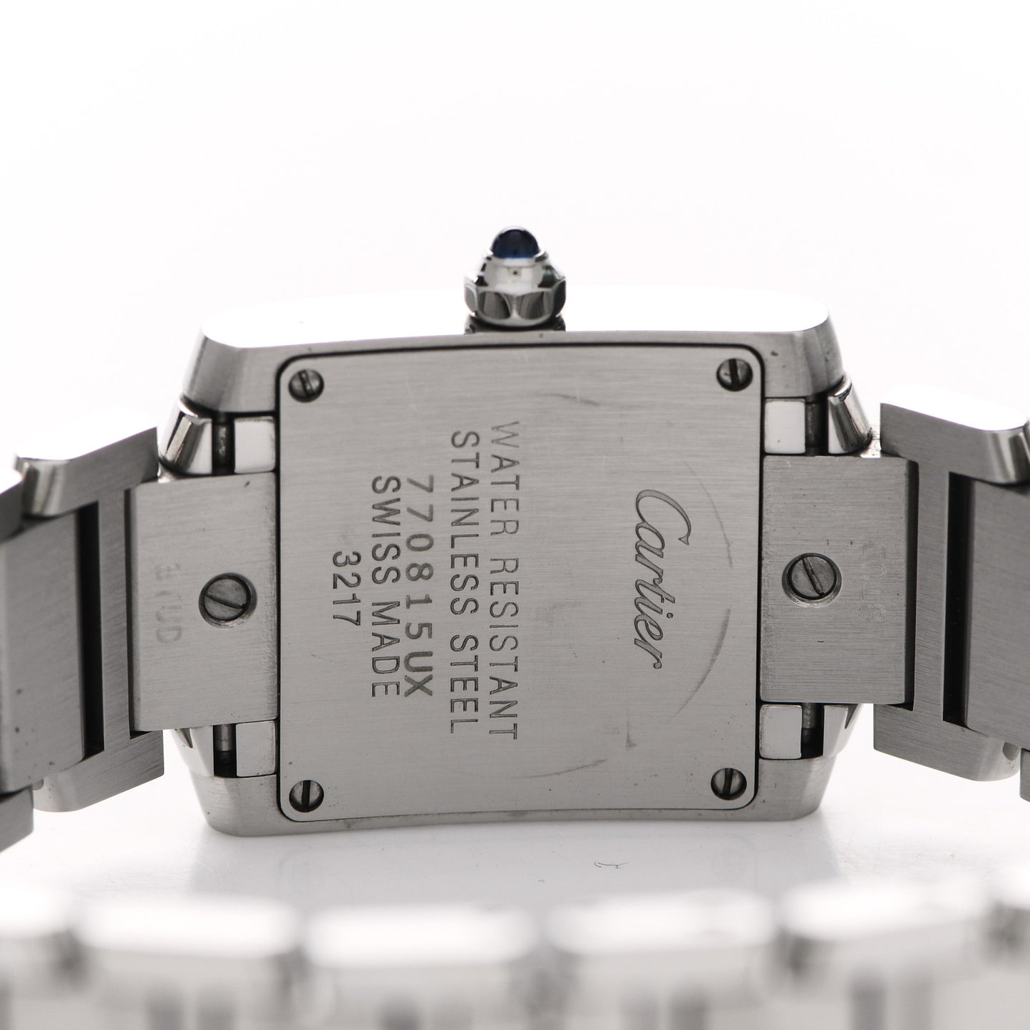 Stainless Steel 20mm Tank Francaise Quartz Watch