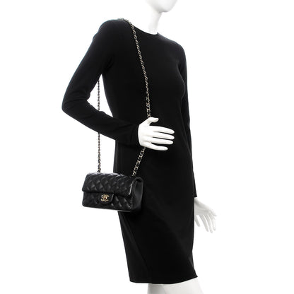 Chanel Caviar Quilted Mini Rectangular Flap Black 2 of 14