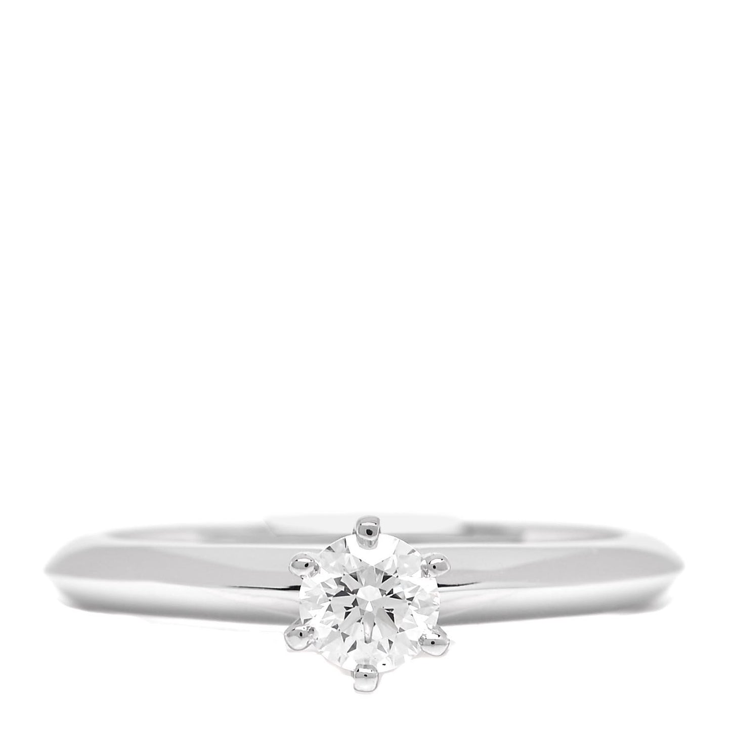 Platinum Diamond .22ct Solitaire Engagement Ring 47 4