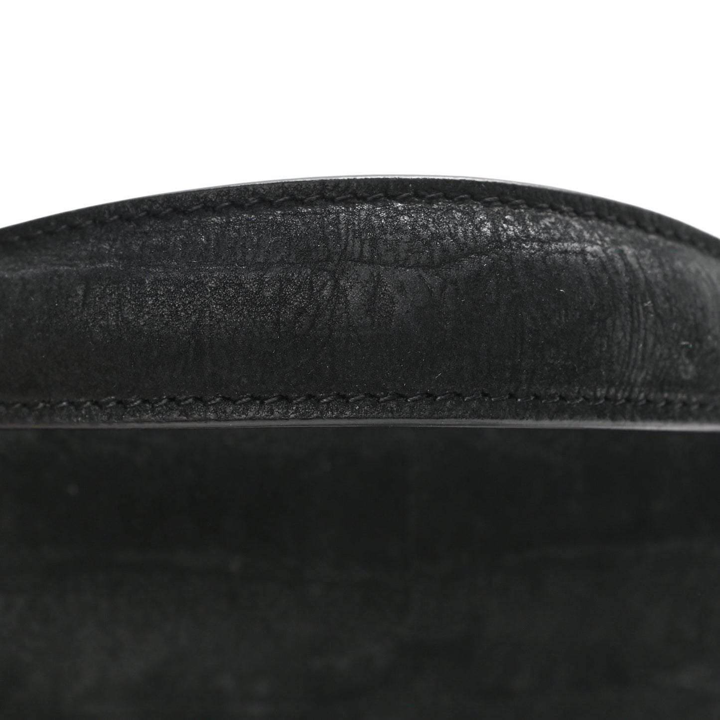 Nubuk Crocodile Embossed Mini Classic Monogram Cassandra Top Handle Black