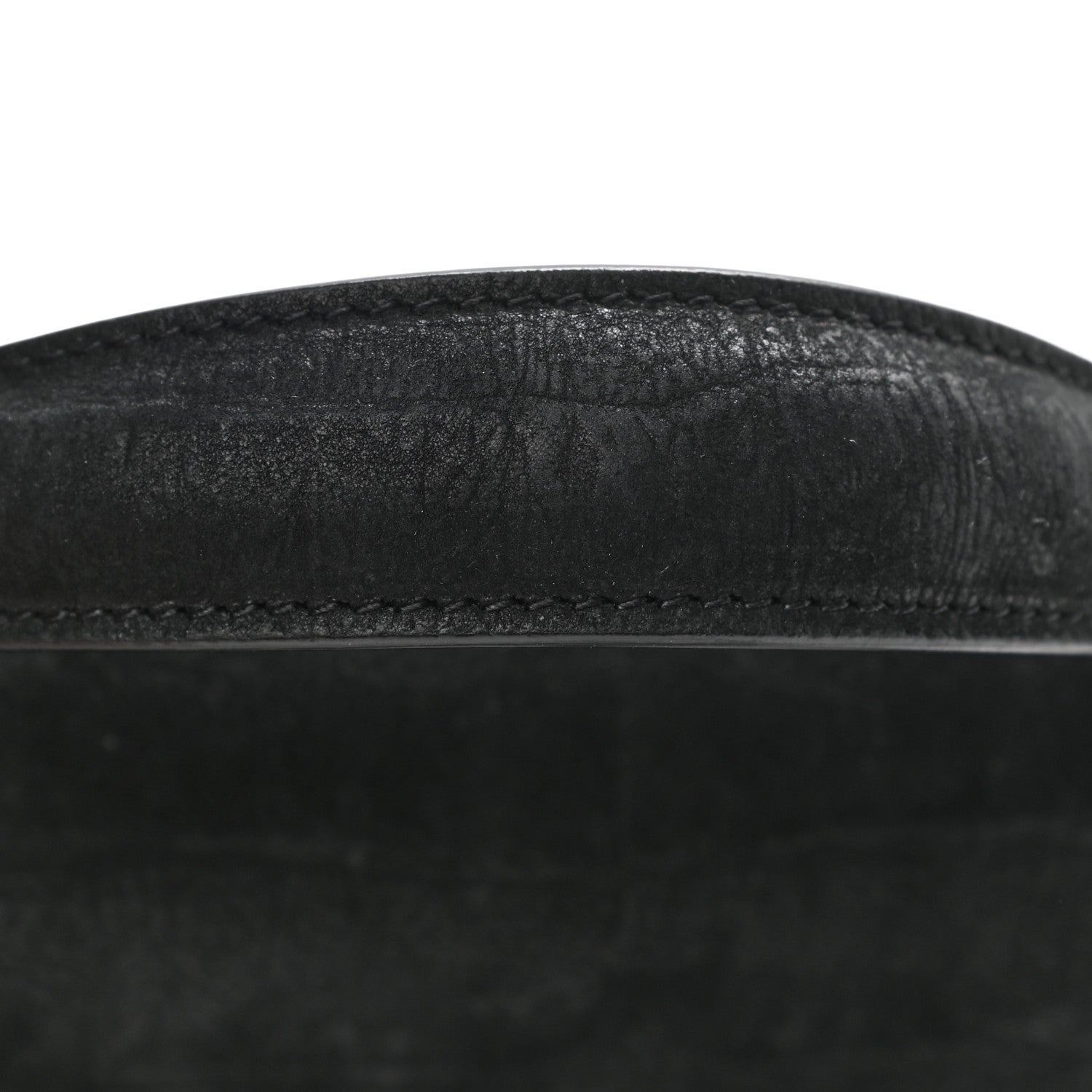 Saint Laurent Nubuk Crocodile Embossed Mini Classic Monogram Cassandra Top Handle Black 13 of 13