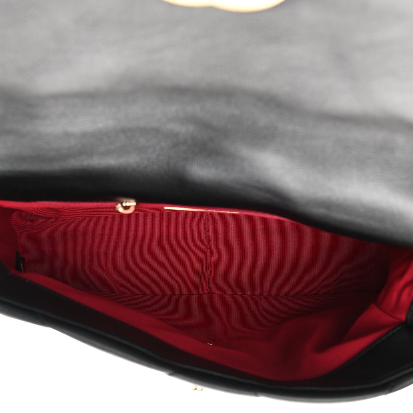 Goatskin Quilted Medium Chanel 19 Flap Black