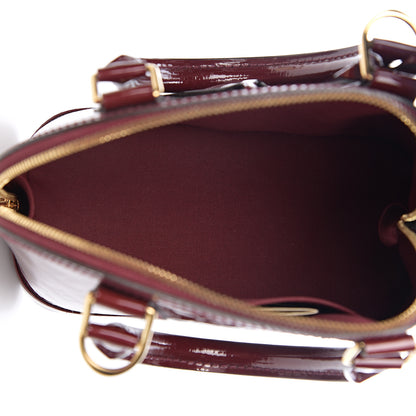 Louis Vuitton Vernis Alma BB Griotte 4 of 8