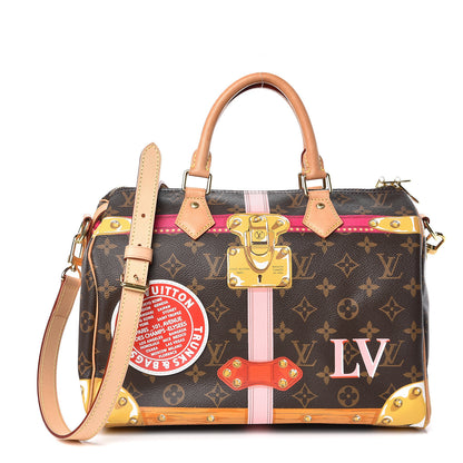 Louis Vuitton Monogram Summer Trunks Speedy Bandouliere 30 1 of 11