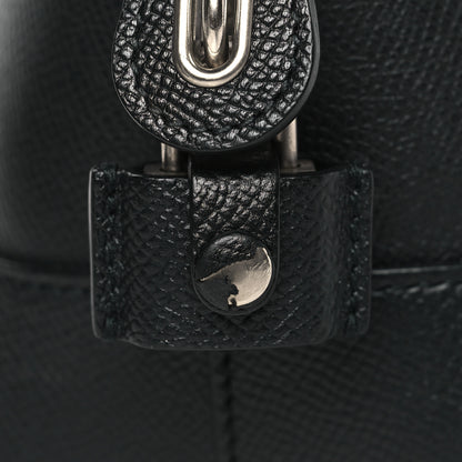 Balenciaga Signature Grained Calfskin Logo S Ville Top Handle Bag Black Rose Shocking 10 of 12
