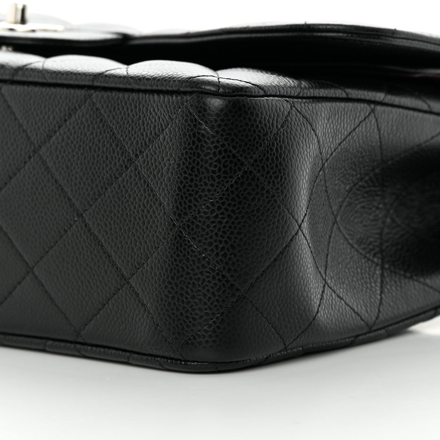 Chanel Caviar Quilted Jumbo Double Flap Black 10 of 16