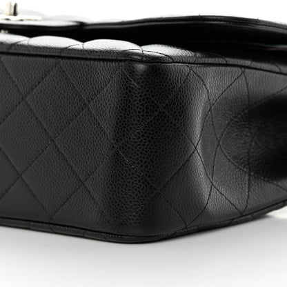 Chanel Caviar Quilted Jumbo Double Flap Black 10 of 16
