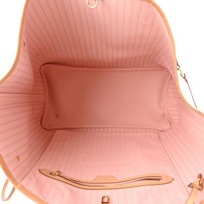 Louis Vuitton Damier Azur Neo Neverfull GM Rose Ballerine 6 of 11