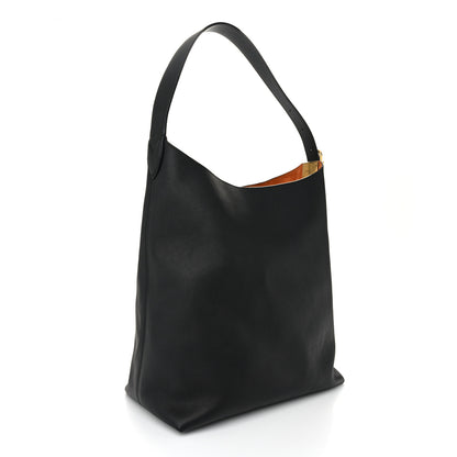 Louis Vuitton Grained Calfskin Low Key Hobo MM Black 4 of 11