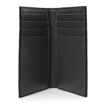 Gucci GG Supreme Monogram Textured Dollar Calfskin Ophidia Card Case Grey Black Graphite Grey 5 of 6