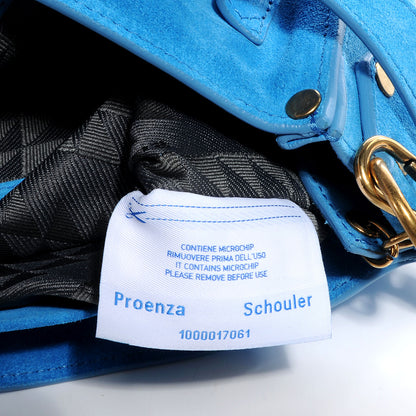 Proenza Schouler Suede PS1 Mini Pouch Messenger Bag Rip Tide 6 of 11