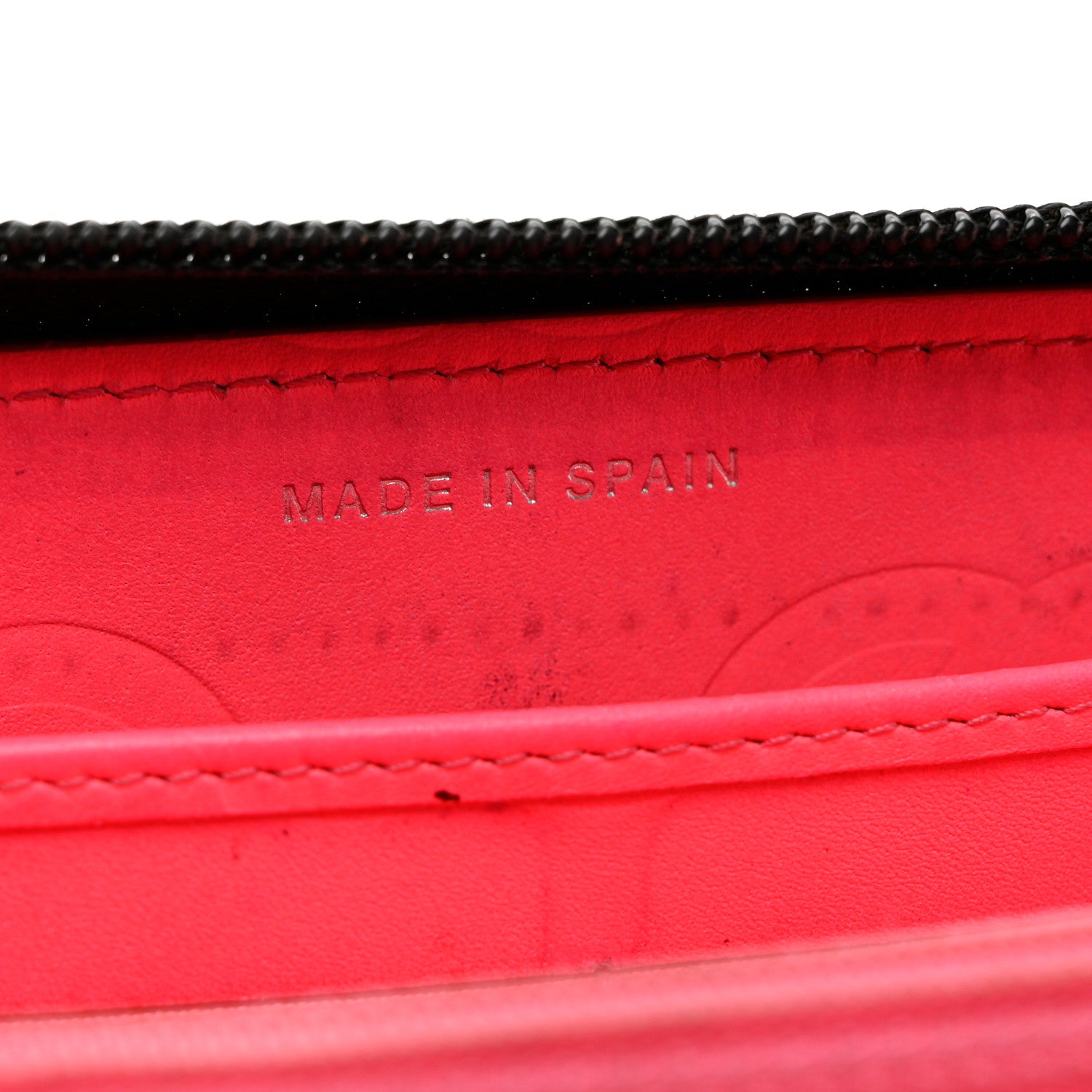 Chanel Calfskin Quilted Cambon Large Gusset Zip Around Wallet Black 8 of 12