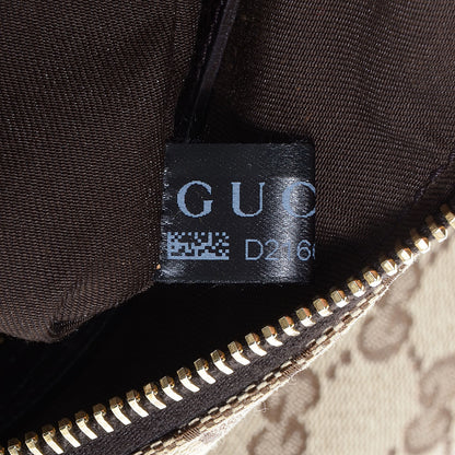 Gucci Monogram Medium Horsebit Chain Hobo Brown 8 of 9
