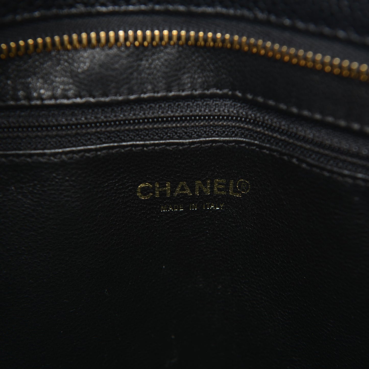 Caviar Medallion Tote Black
