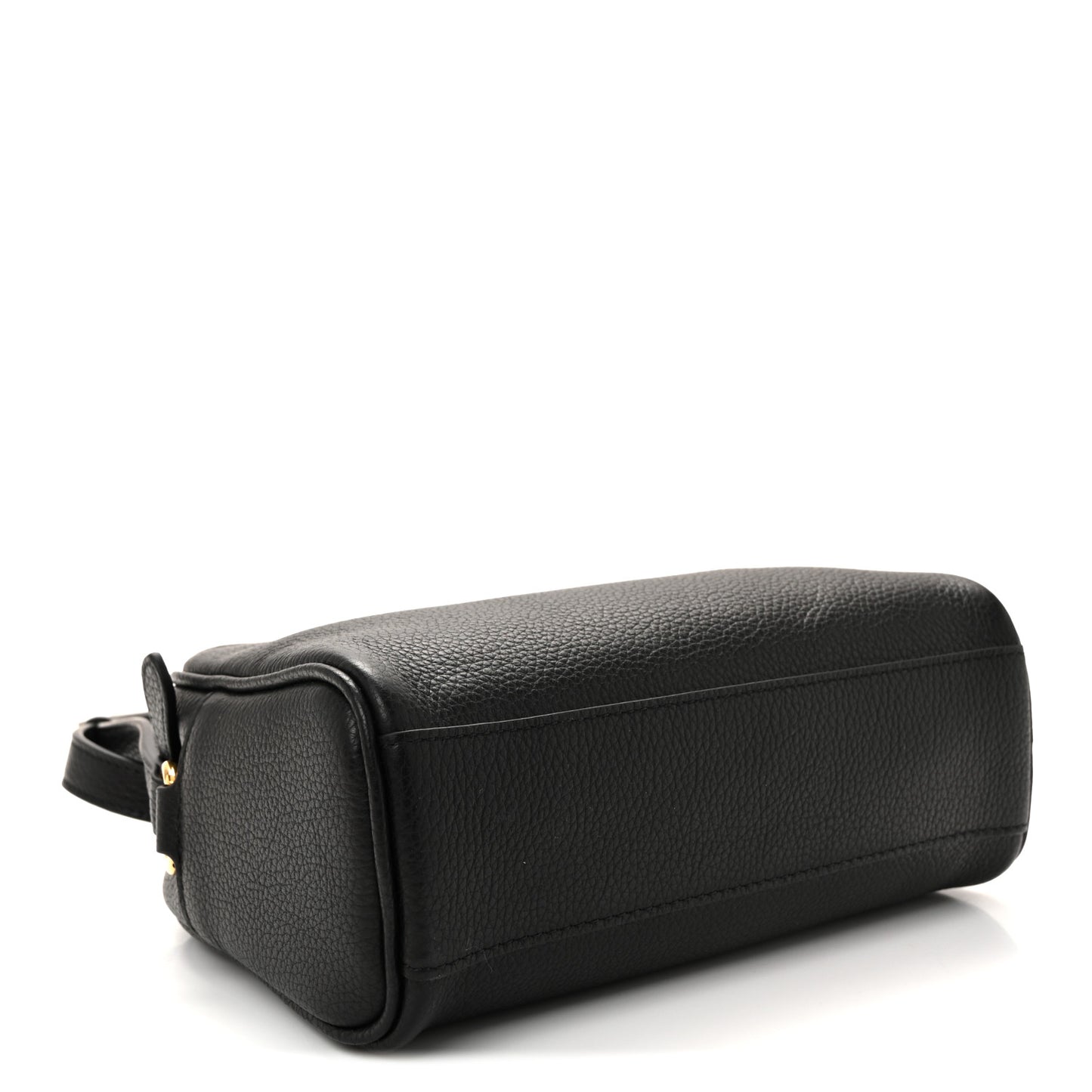 Calfskin Travel Camera Crossbody Bag Black