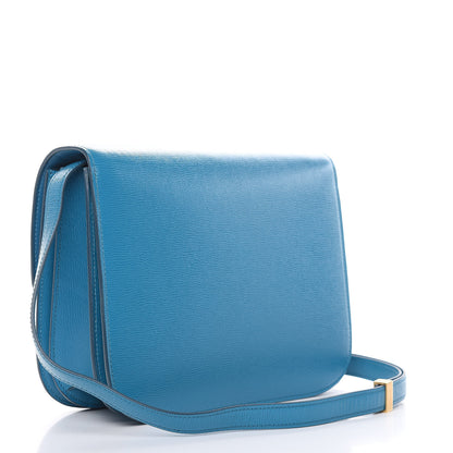 Celine Liege Calfskin Medium Classic Box Flap Bag Turquoise 3 of 10