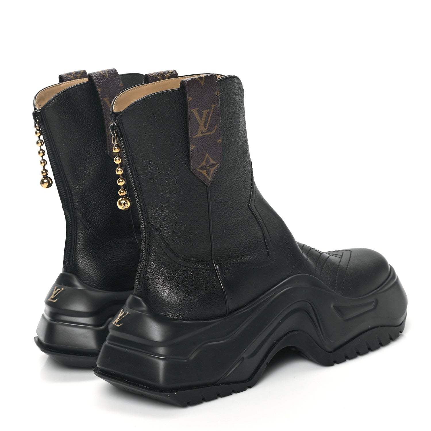 Louis Vuitton Monogram LV Archlight 2.0 Platform Ankle Boots 39 Black 4 of 10